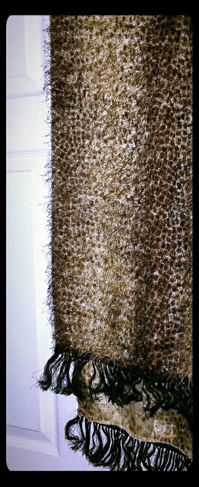 Animal print scarf